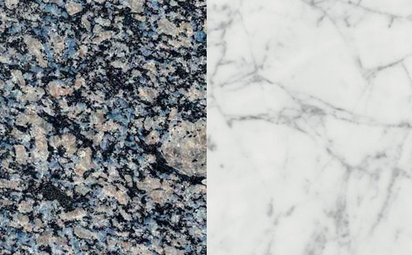 Diferenças entre mármore e granito